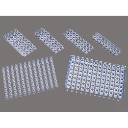 PCR plate, 96 wells, 200 μl, PP, natural color, non-chimney type, no skirt, tear-off, includes tear-off seal cap, sterile, free 