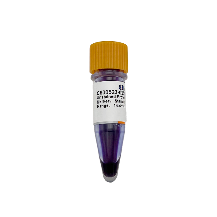 Unstained protein marker, standard range, 14.4~97 kDa